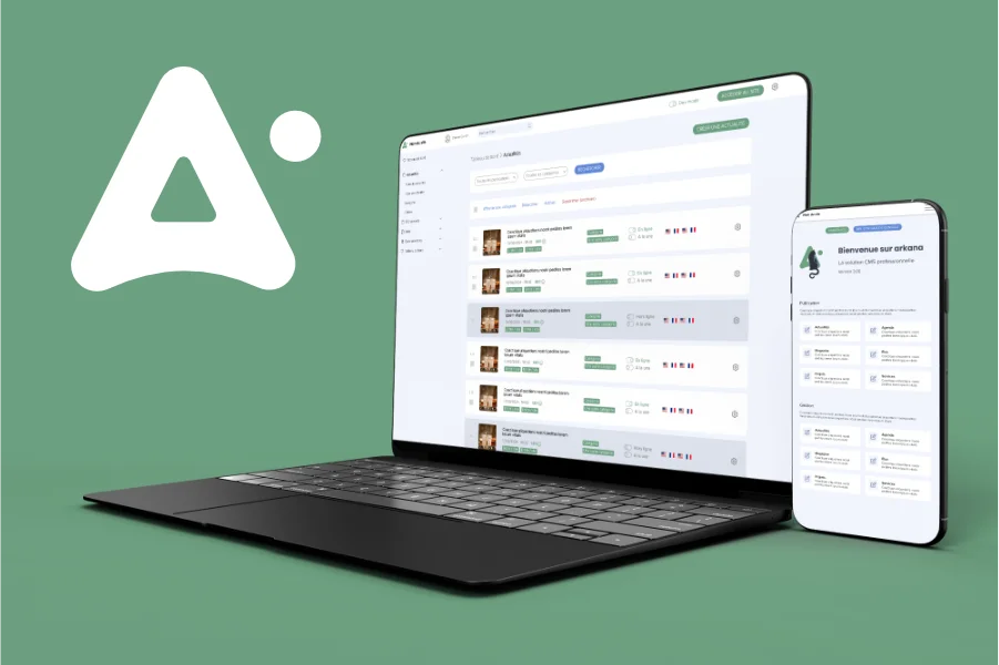 CMS arkana, solution web pour les professionnels