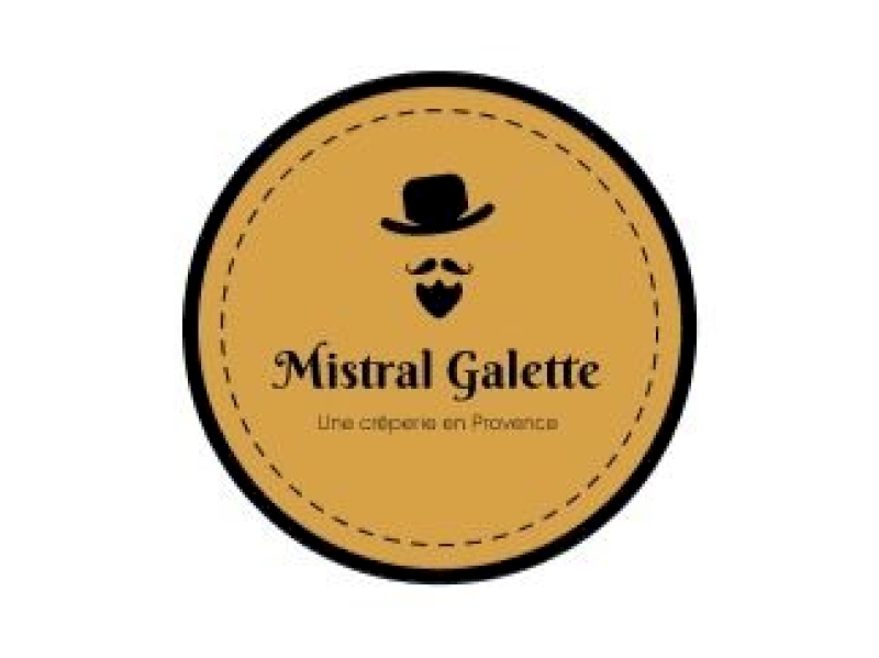 Logo foodtruck Maillane Mistral Galette Logo foodtruck Maillane Mistral Galette