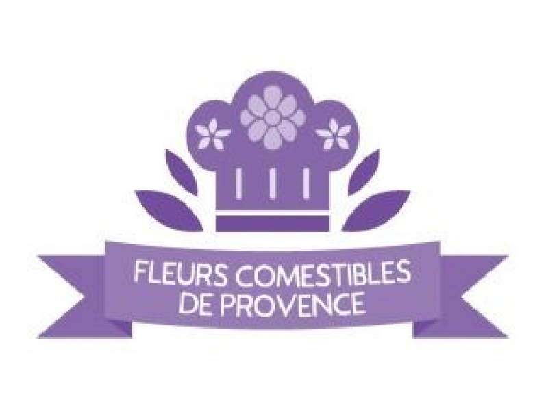 Logo fleurs comestibles Noves Provence