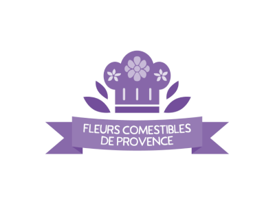 Logo fleurs comestibles Noves Provence