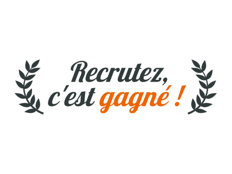 Logo événement recrutement Avignon Recrutez c'est gagné