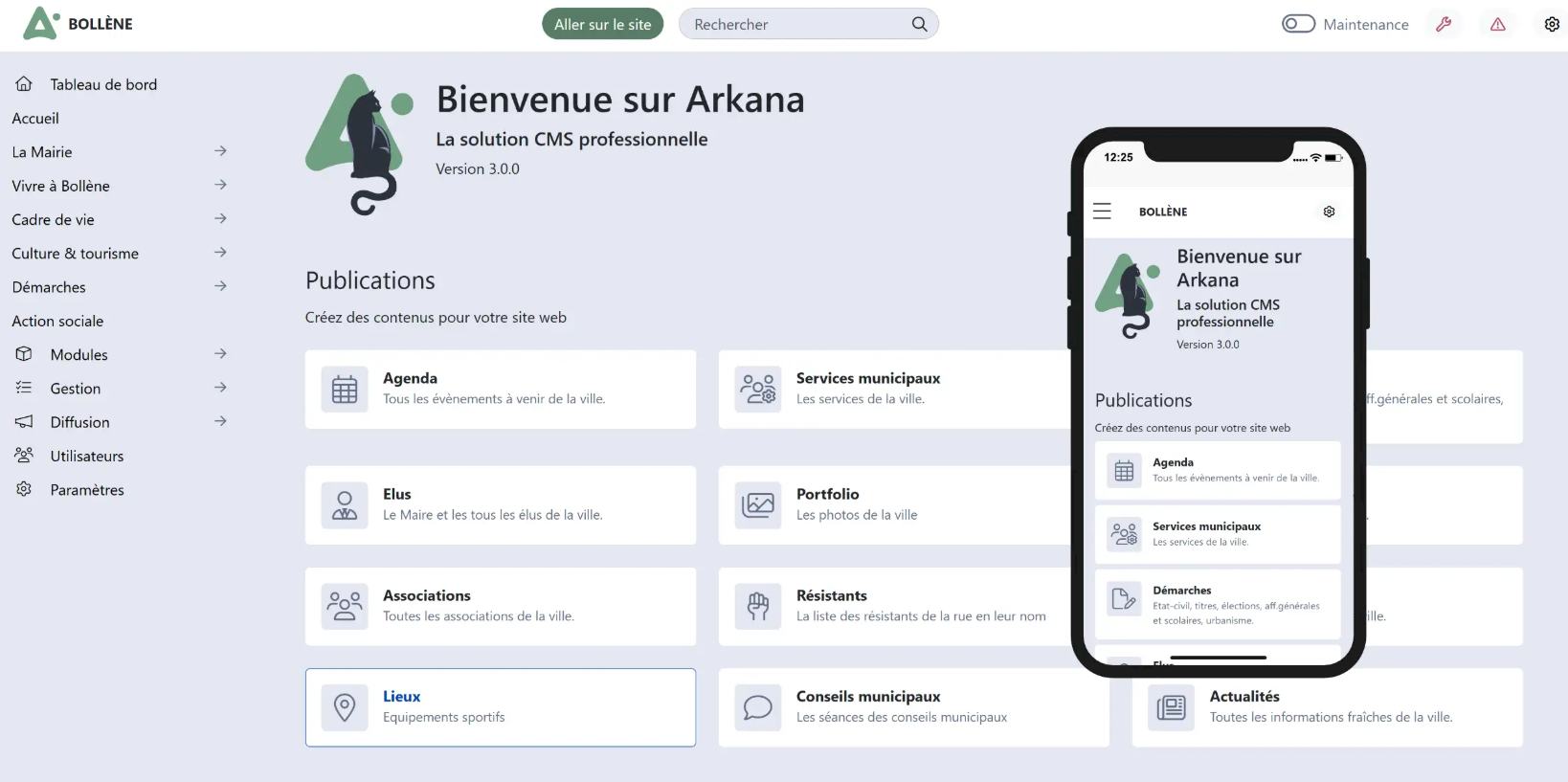 arkana cms