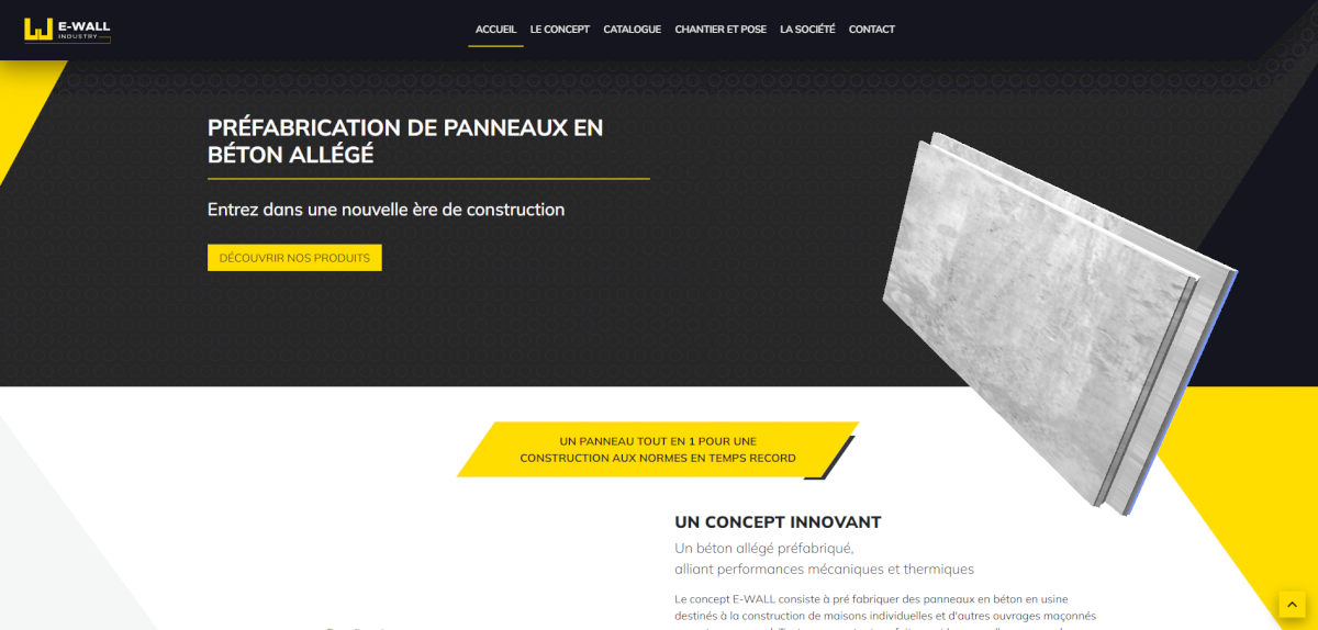 Site web E-Wall