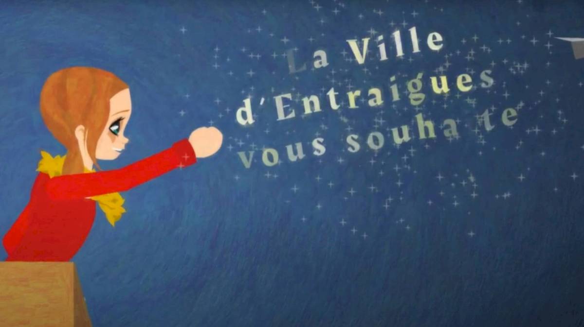 Carte de voeux - Ville d'Entraigues