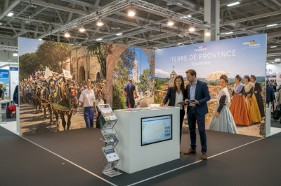 Création d'un stand pour pour promouvoir la Provence Création d'un stand pour pour promouvoir la Provence