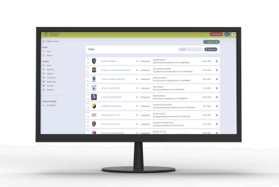 Interface personnalisation album Panini Club Team’s